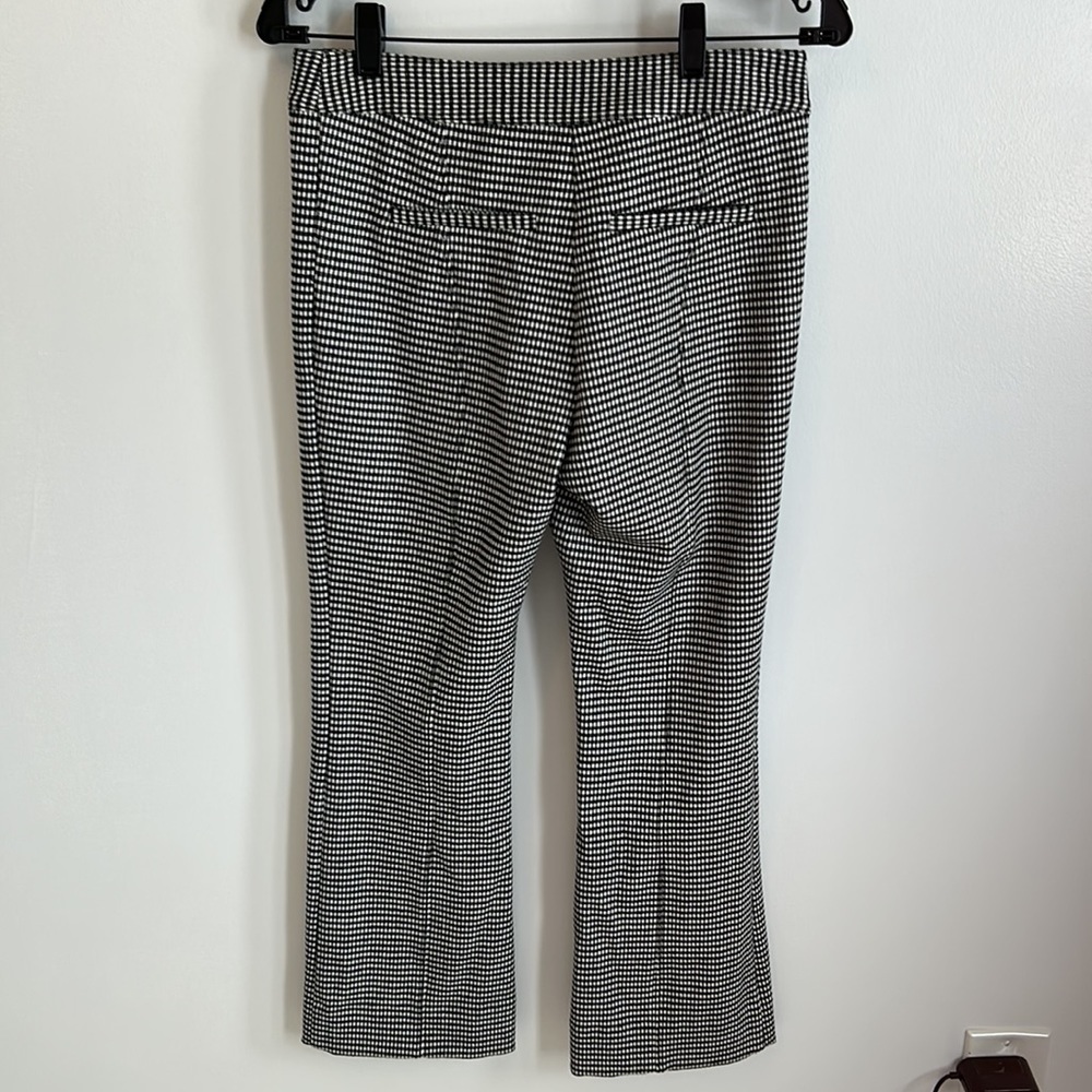 Derek Lam 10 Crosby Houndstooth Crop Flare Pants - Picture 4 of 8